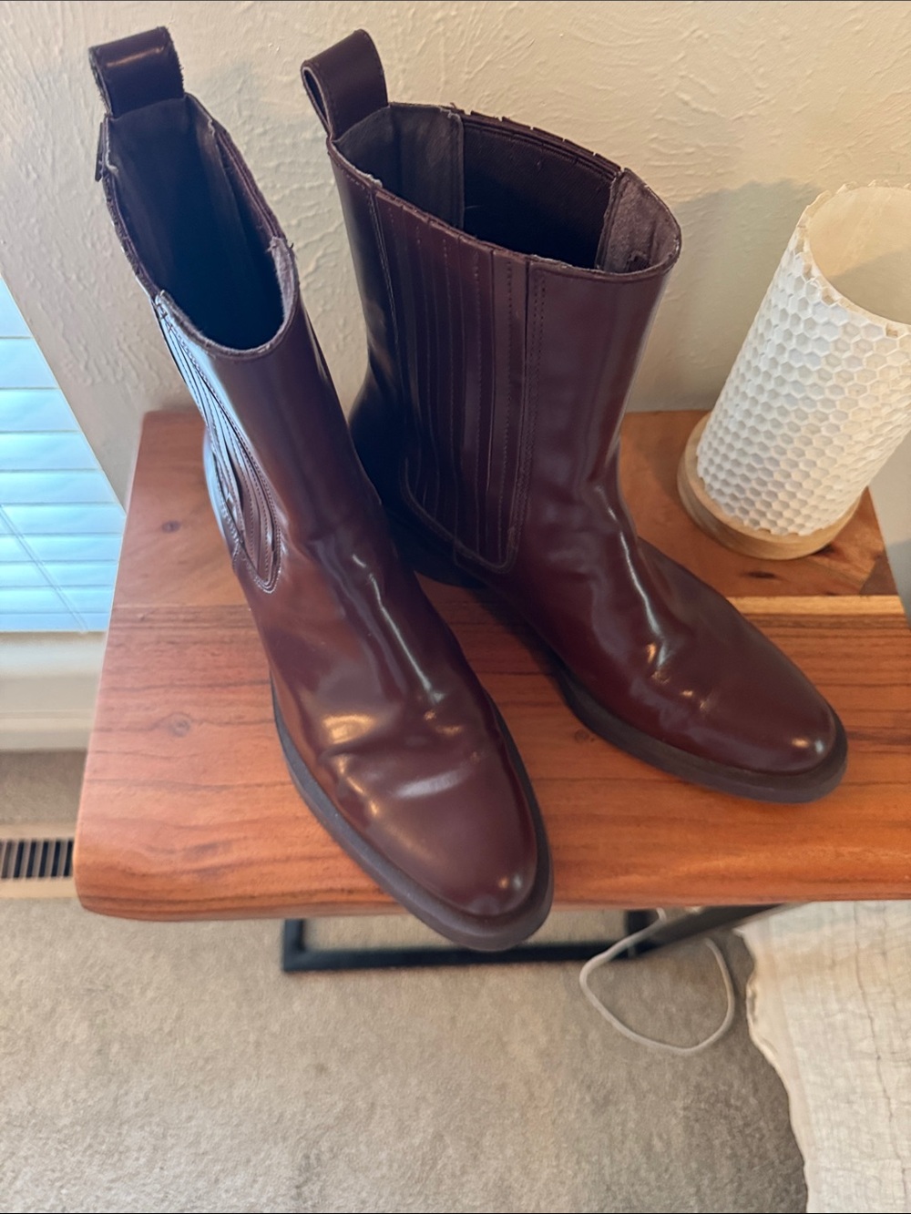 Camper Bonnie boot in Burgundy